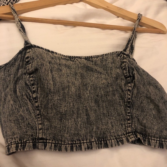 Urban Outfitters: Out From Under denim bralette/cropped cami. - Picture 1 of 2